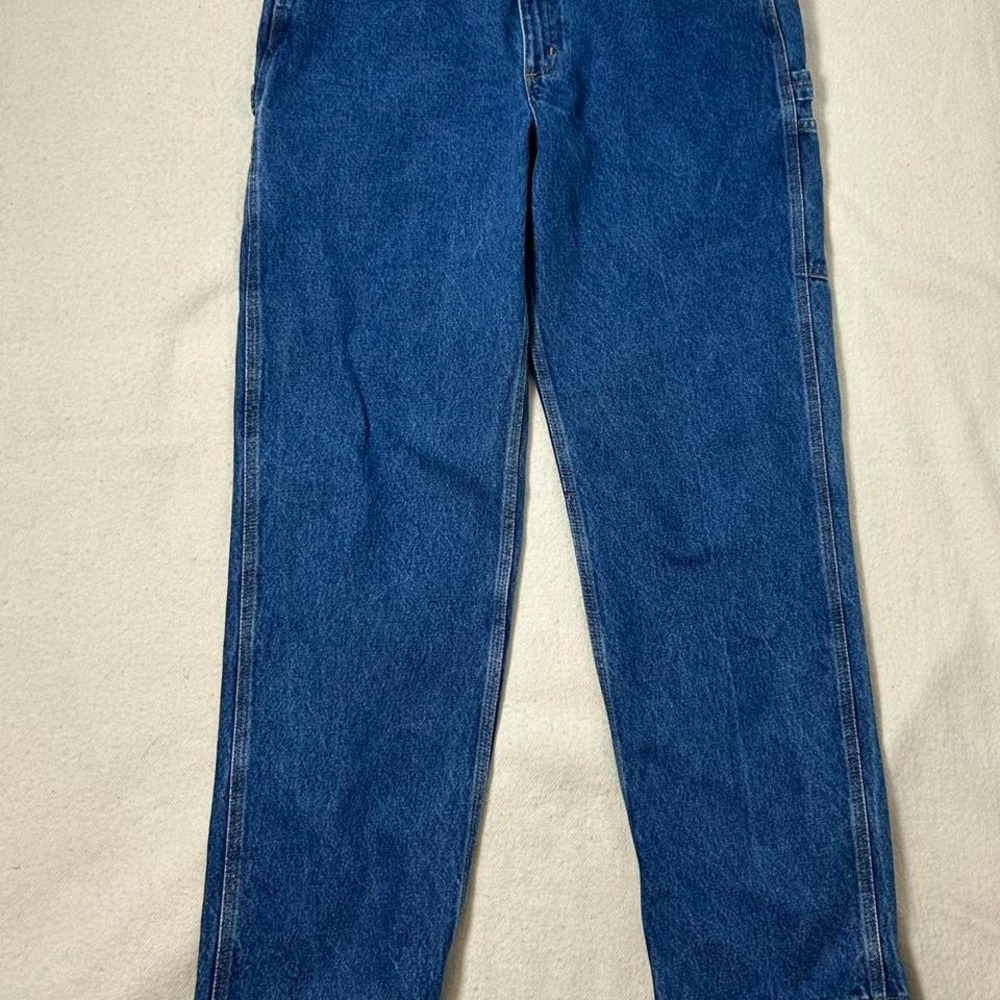 Vintage Carhartt Carpenter Pants 38x34 Denim Dungaree Fit Men 14806‎ B11 Work